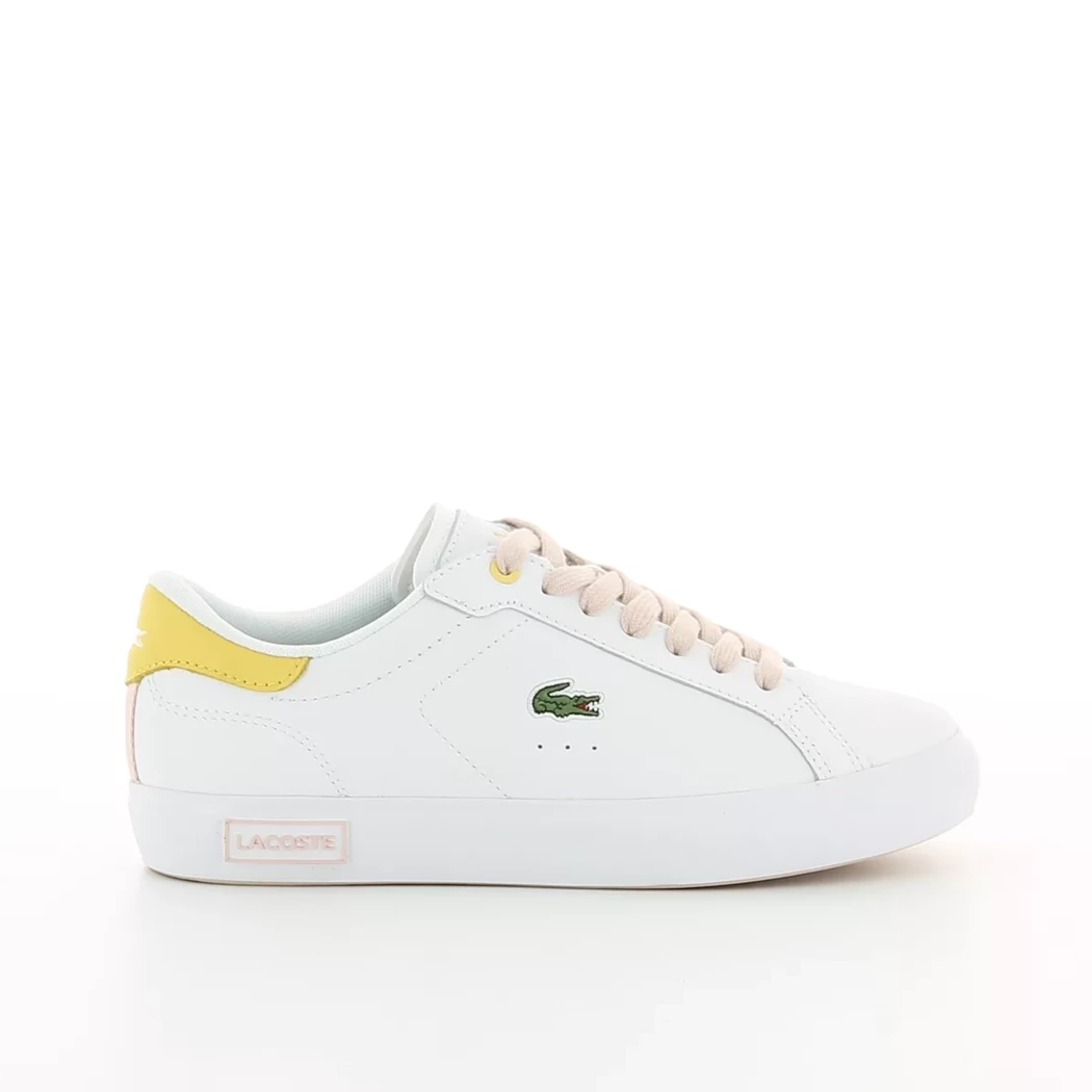 Image (2) de la chaussures Lacoste - Baskets Blanc en Cuir synthétique