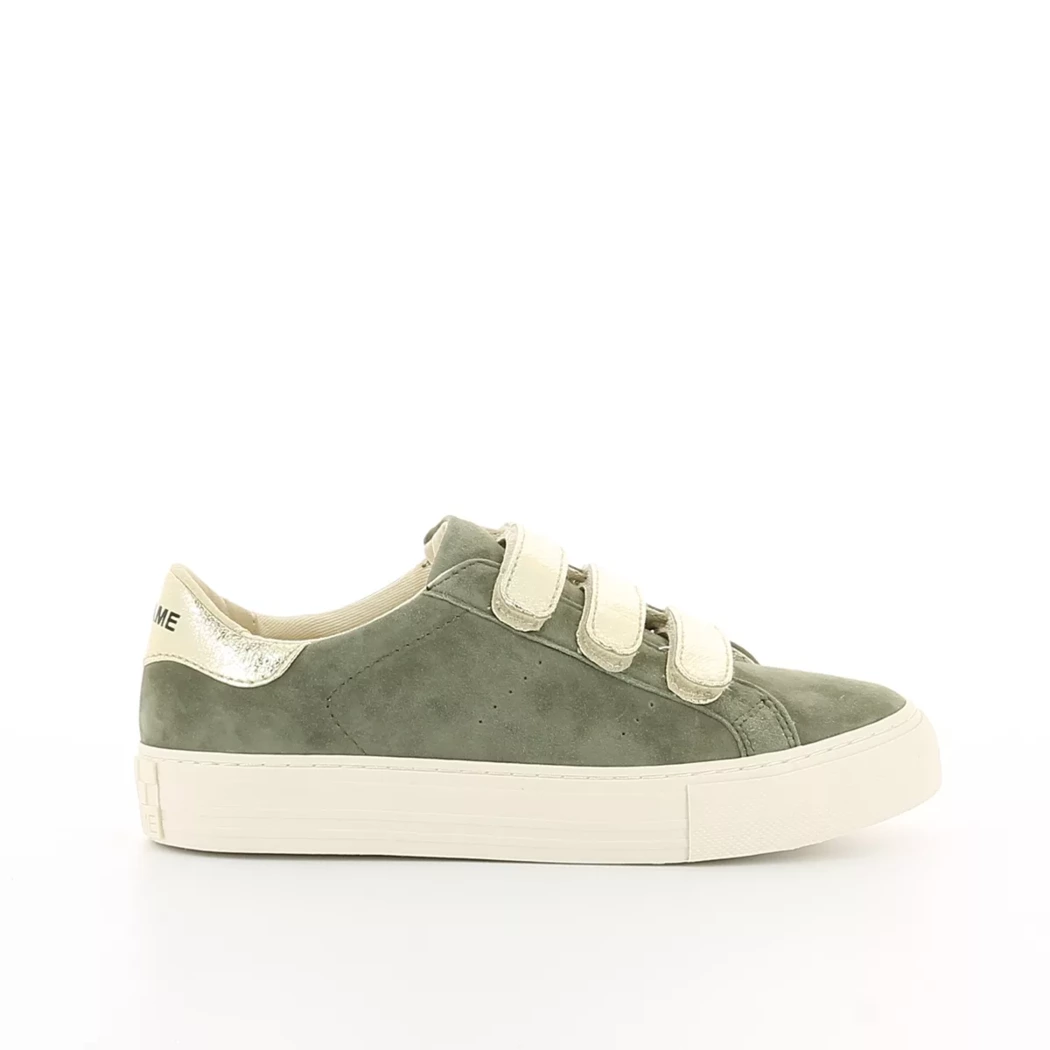 Image (2) de la chaussures No Name - Baskets Vert en Cuir nubuck