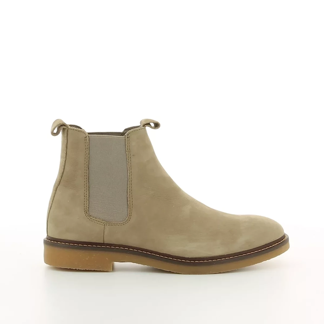 Image (2) de la chaussures Poelman - Boots Taupe en Cuir nubuck