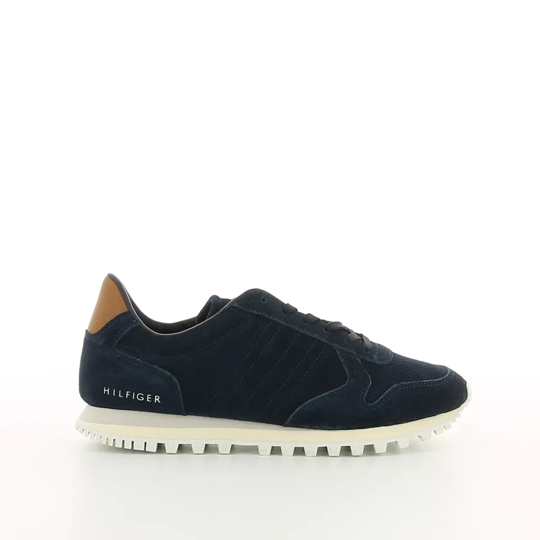 Image (2) de la chaussures Tommy Hilfiger - Baskets Bleu en Cuir nubuck