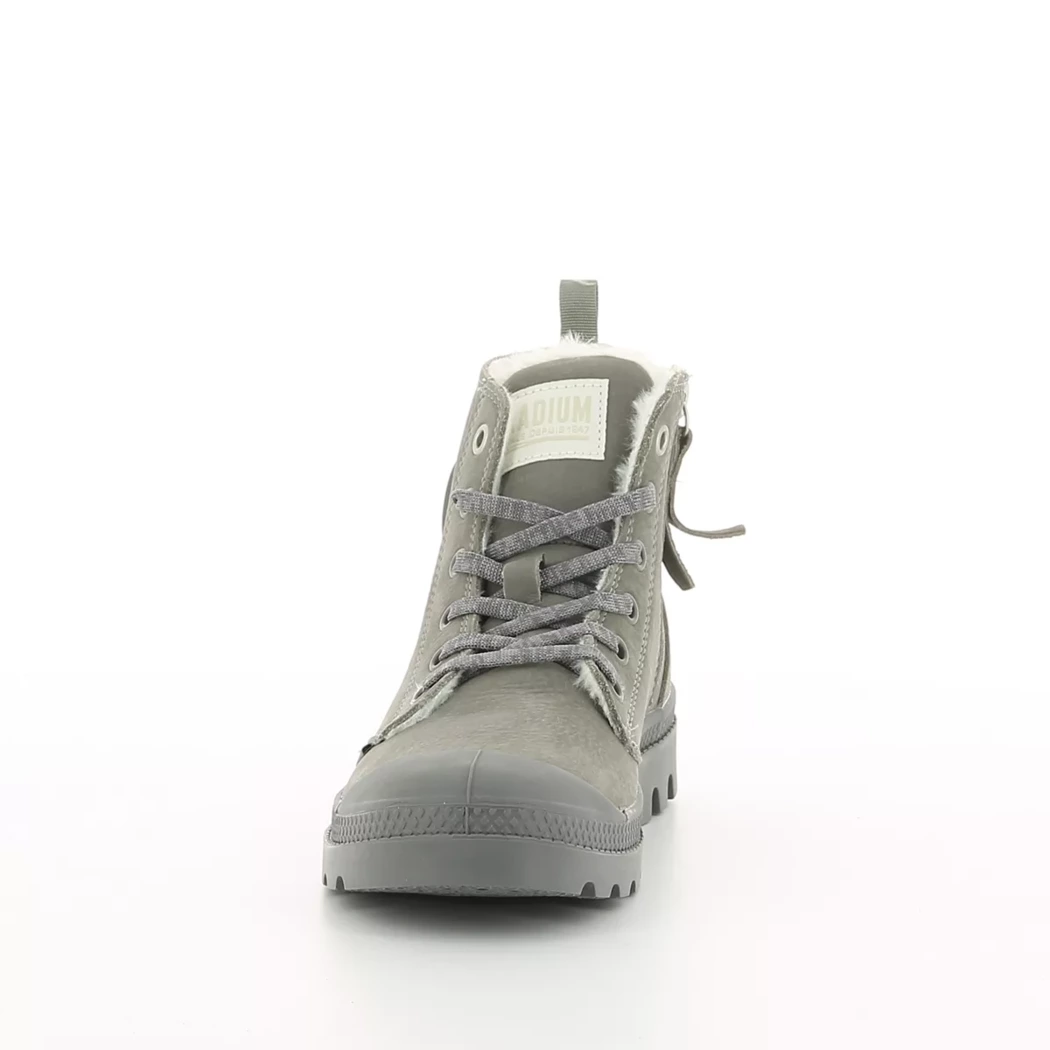 Image (5) de la chaussures Palladium - Bottines Gris en Cuir nubuck