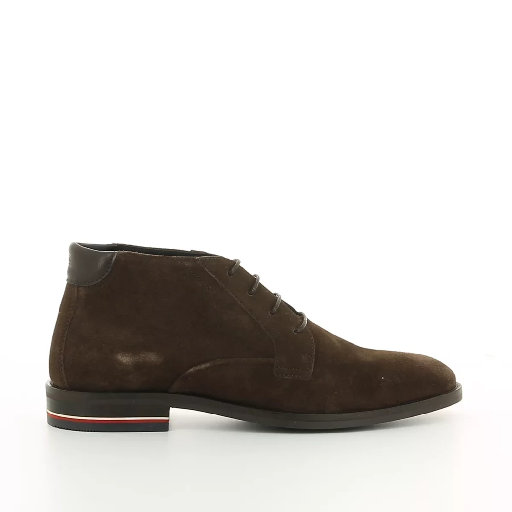 Image (2) de la chaussures Tommy jeans - Bottines Marron en Cuir nubuck