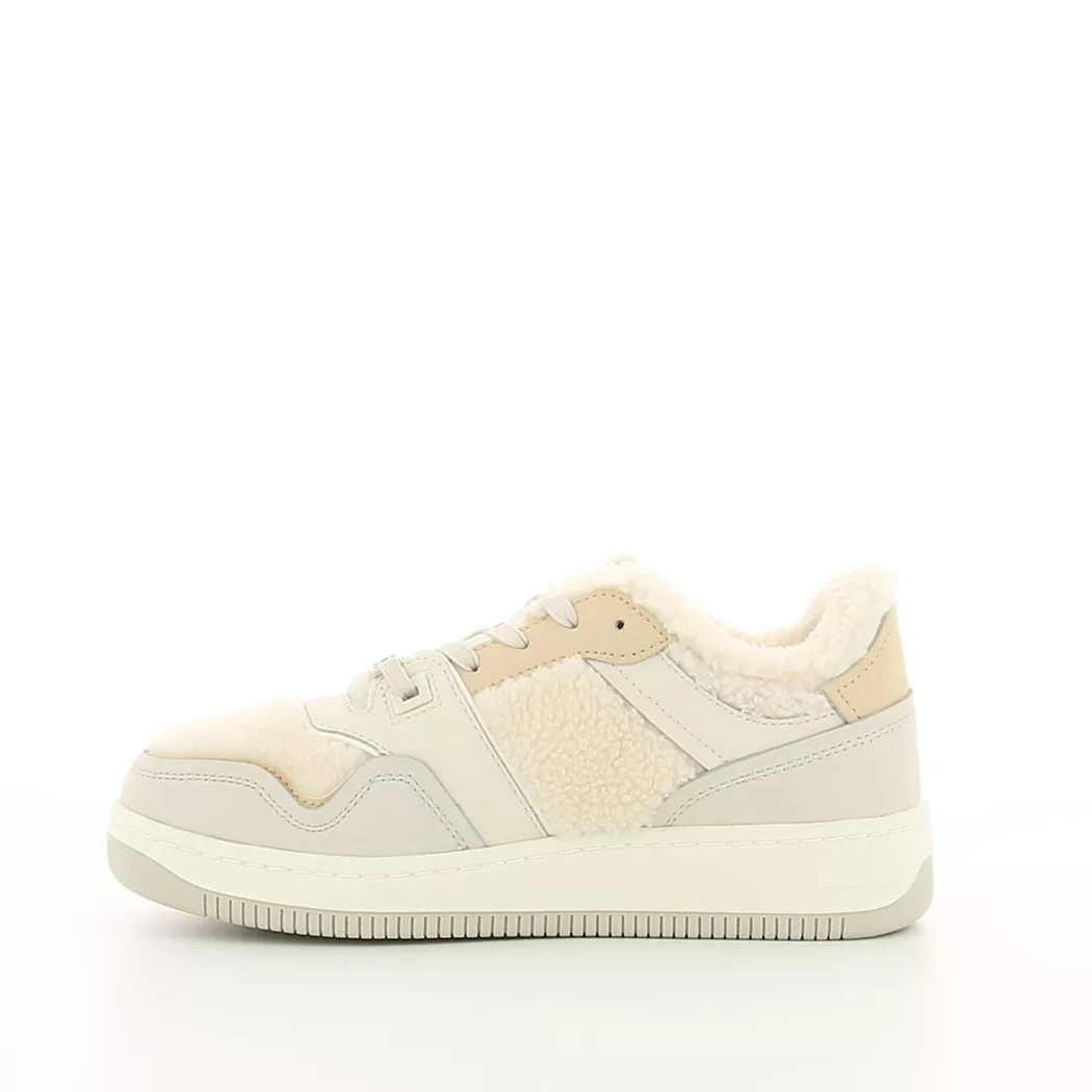 Image (4) de la chaussures Tommy Hilfiger - Baskets Beige en Cuir