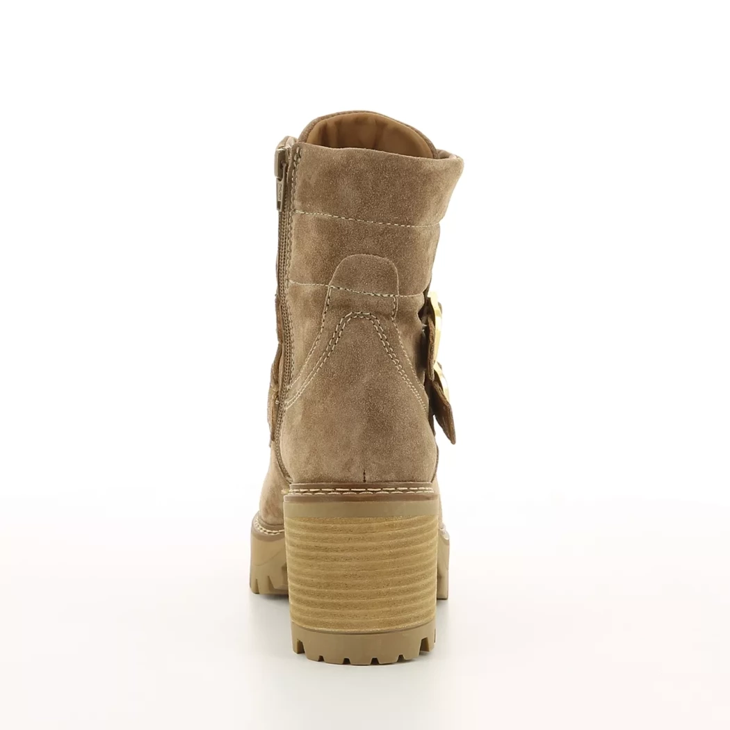 Image (3) de la chaussures Alpe - Boots Taupe en Cuir nubuck