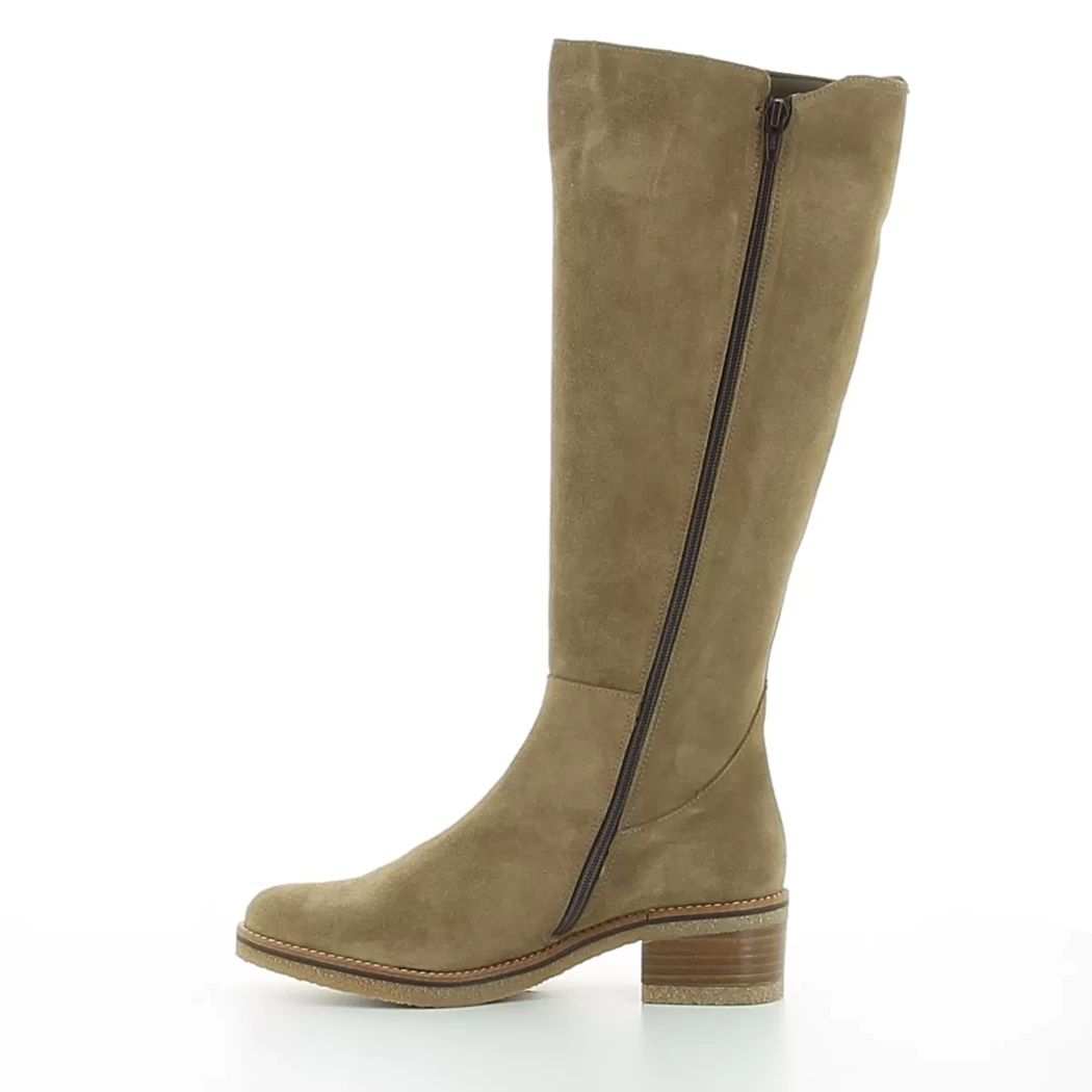 Image (4) de la chaussures Patricia Miller - Bottes Taupe en Cuir nubuck