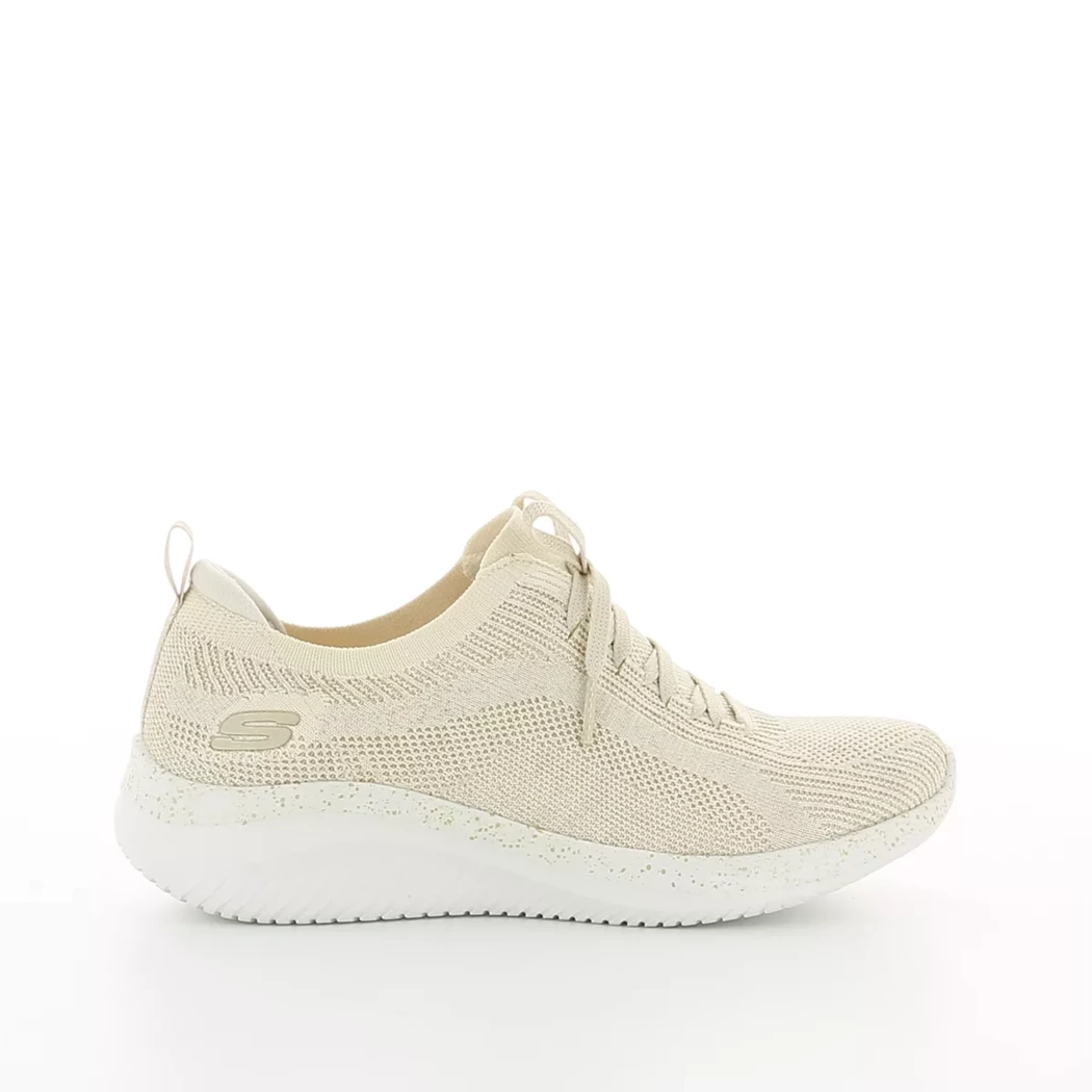 Image (2) de la chaussures Skechers - Baskets Beige en Textile