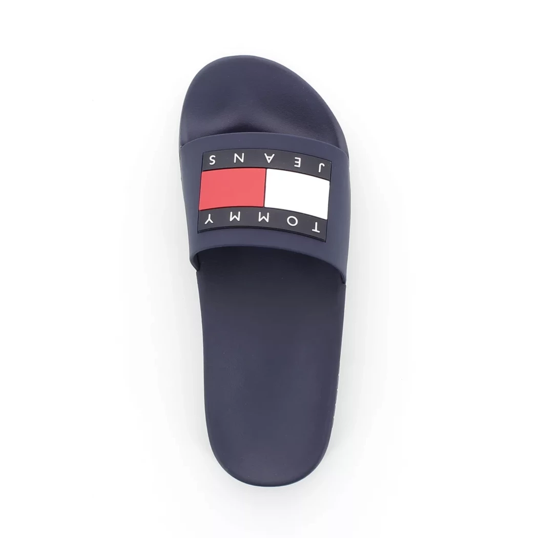 Image (6) de la chaussures Tommy jeans - Tongs et Plage Bleu en Caoutchouc