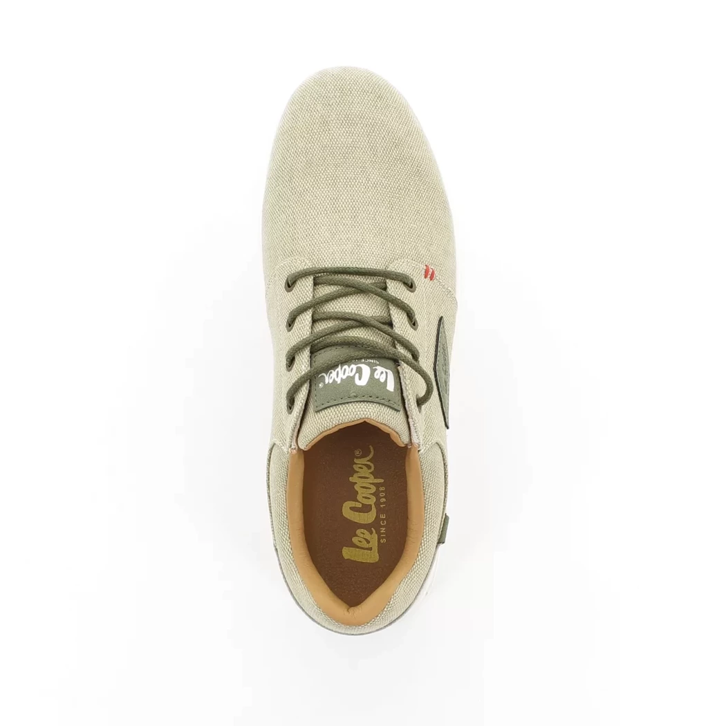 Image (6) de la chaussures Lee Cooper - Baskets Beige en Textile