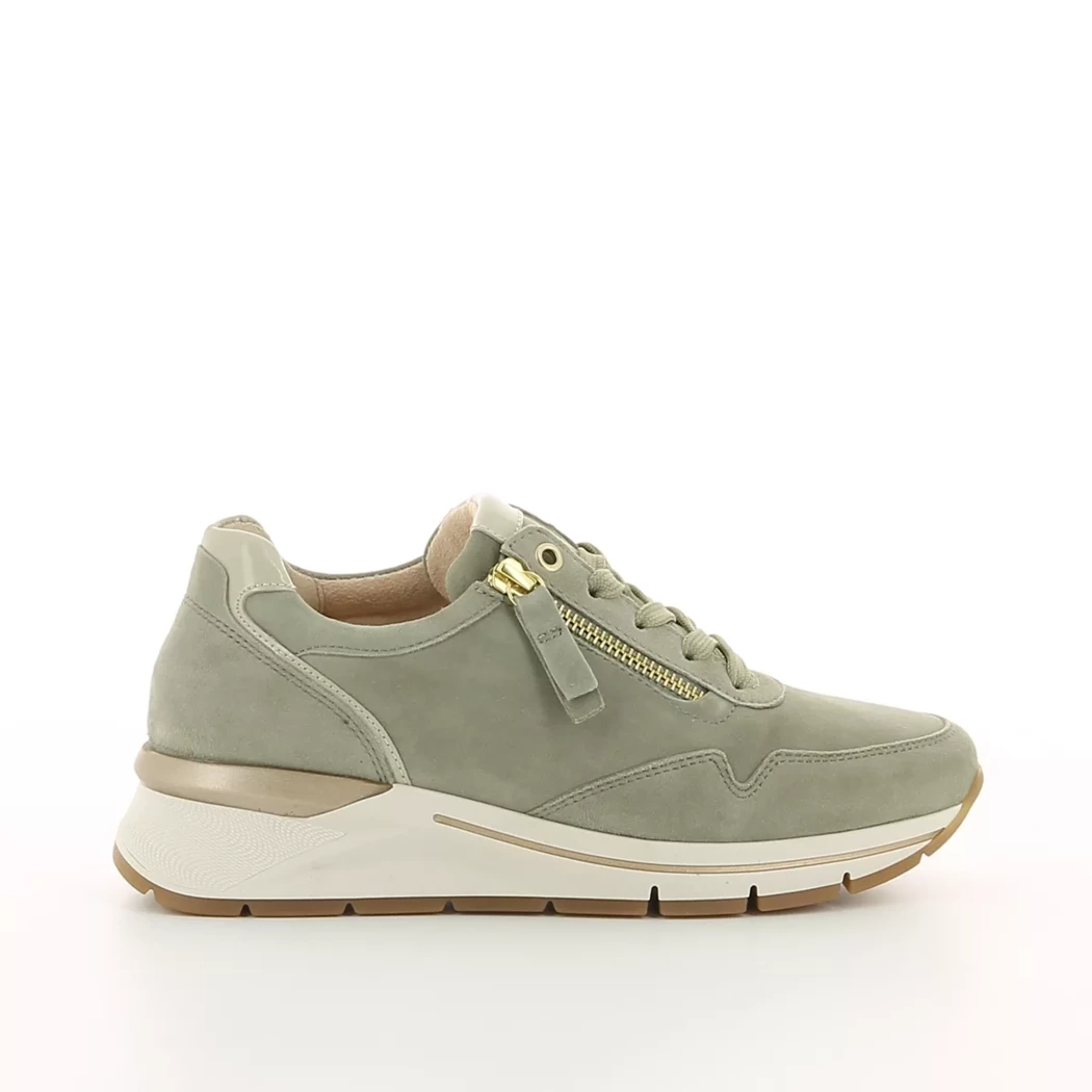 Image (2) de la chaussures Gabor - Baskets Vert en Cuir nubuck