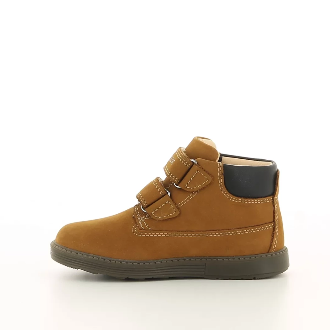 Image (4) de la chaussures Geox - Bottines Cuir naturel / Cognac en Cuir nubuck