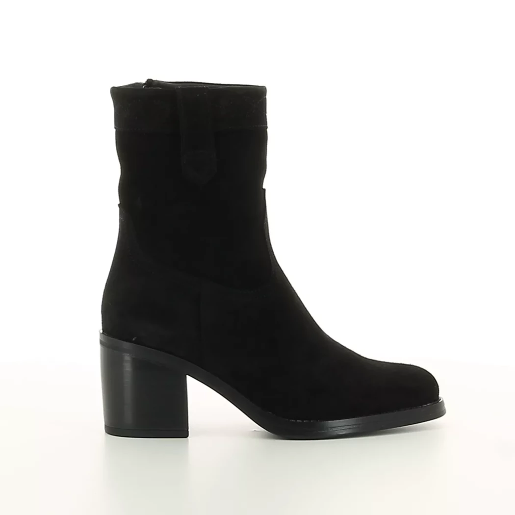 Image (2) de la chaussures Alpe - Boots Noir en Cuir nubuck