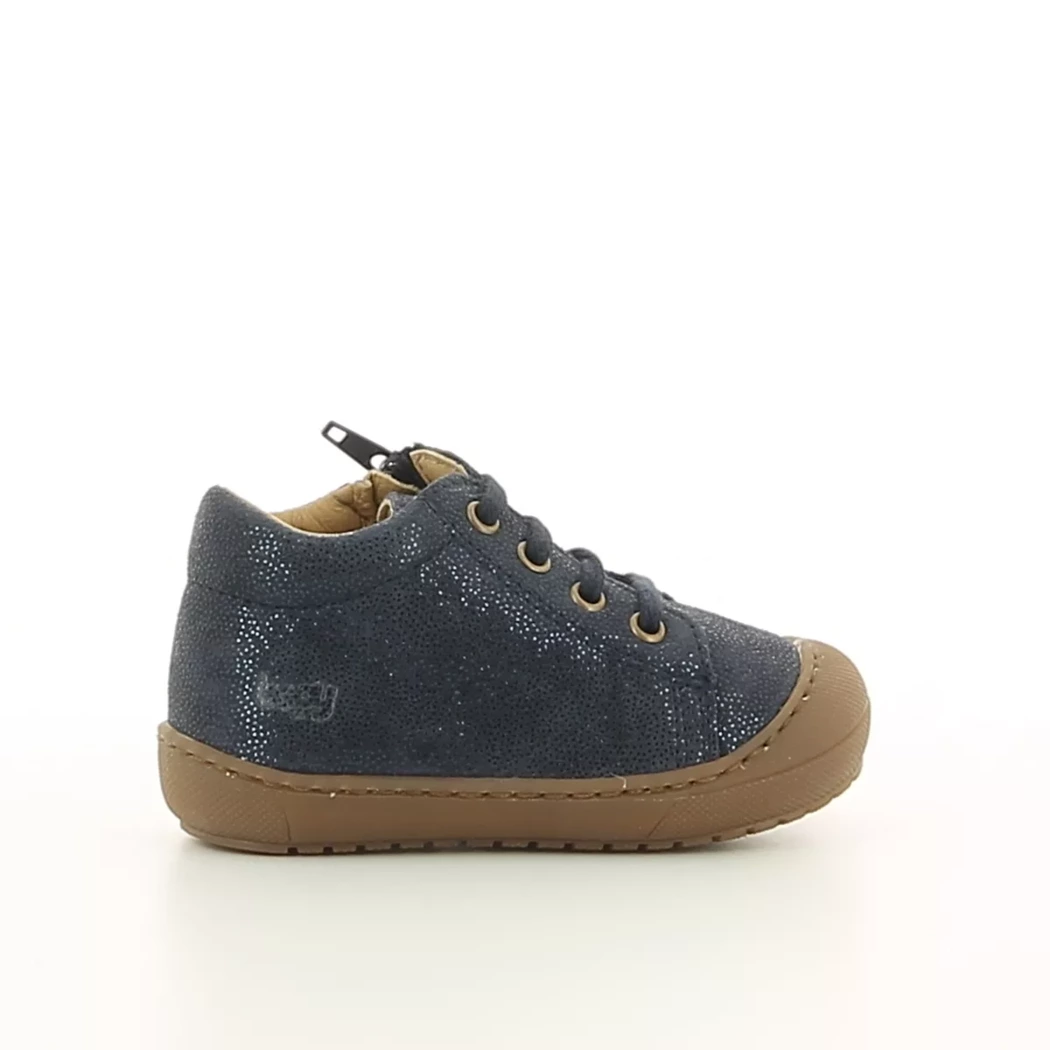 Image (2) de la chaussures Bopy - Bottines Bleu en Cuir nubuck