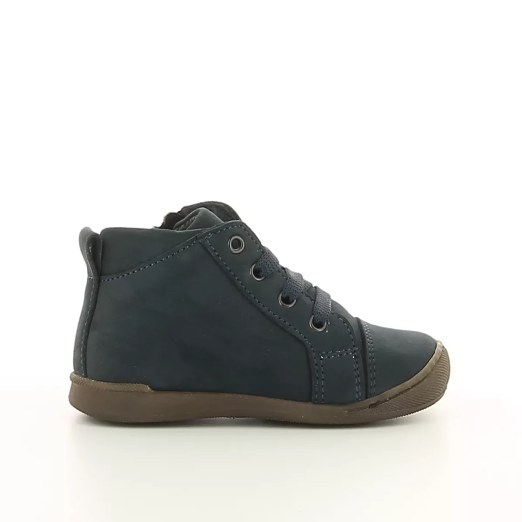 Image (2) de la chaussures Pretty Shoes - Bottines Bleu en Cuir nubuck