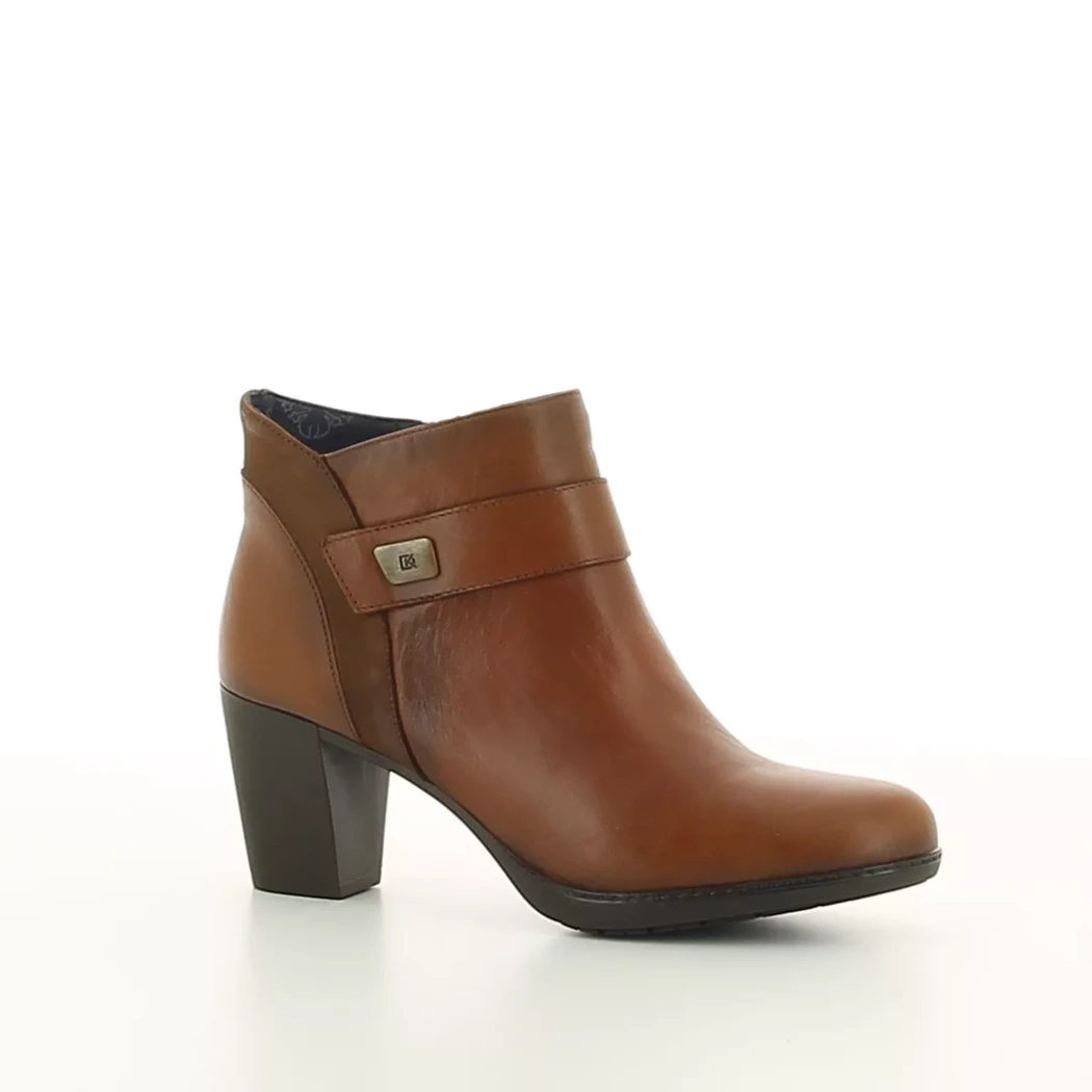 Image (1) de la chaussures Dorking - Boots Cuir naturel / Cognac en Cuir