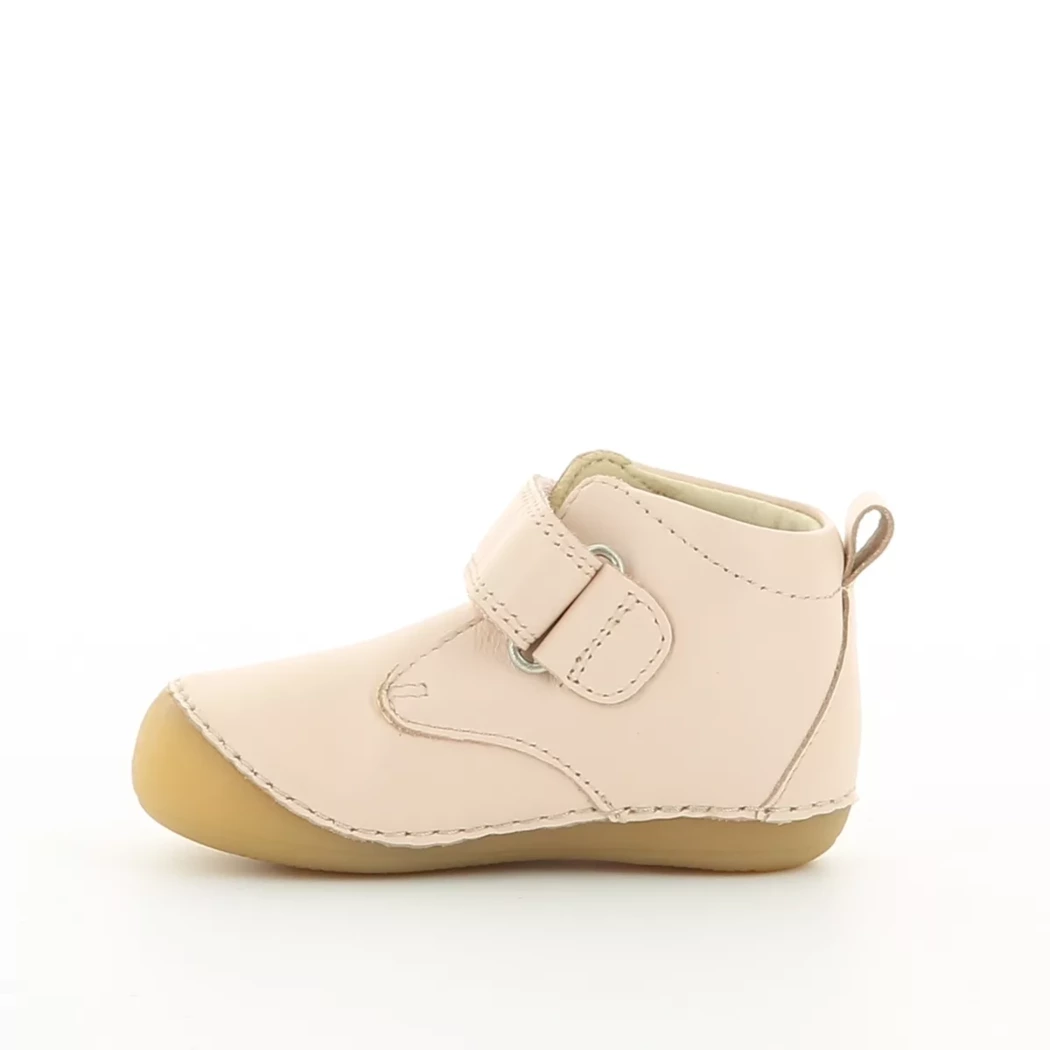 Image (4) de la chaussures Kickers - Bottines Rose en Cuir