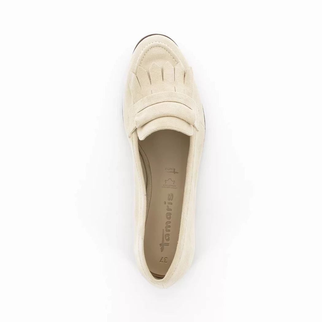 Image (6) de la chaussures Tamaris - Mocassins Beige en Cuir nubuck