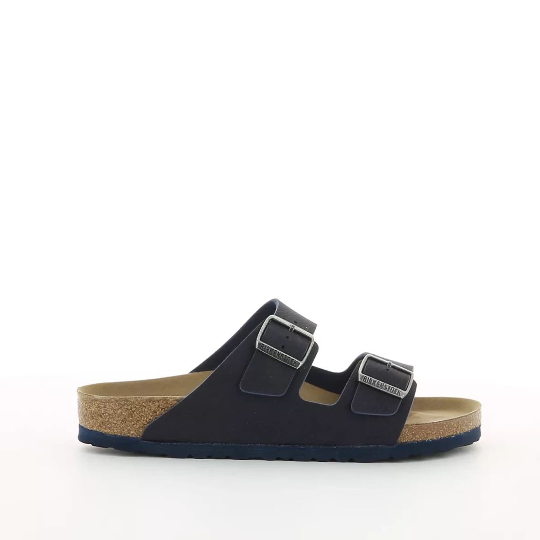 Image (2) de la chaussures Birkenstock - Mules et Sabots Bleu en Cuir synthétique