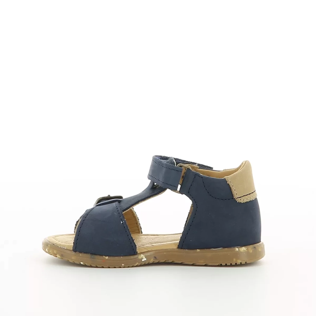 Image (4) de la chaussures Bopy - Sandales et Nu-Pieds Bleu en Cuir nubuck