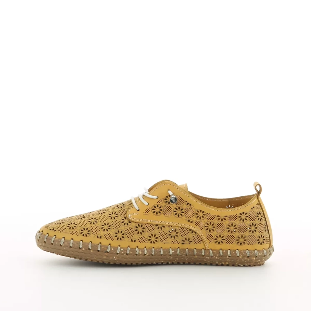 Image (4) de la chaussures Cosmos Comfort - Baskets Jaune en Cuir