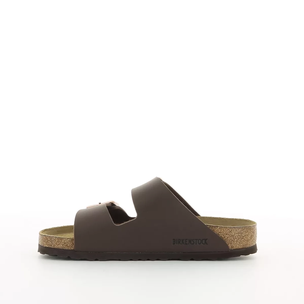 Image (4) de la chaussures Birkenstock - Mules et Sabots Marron en Cuir synthétique