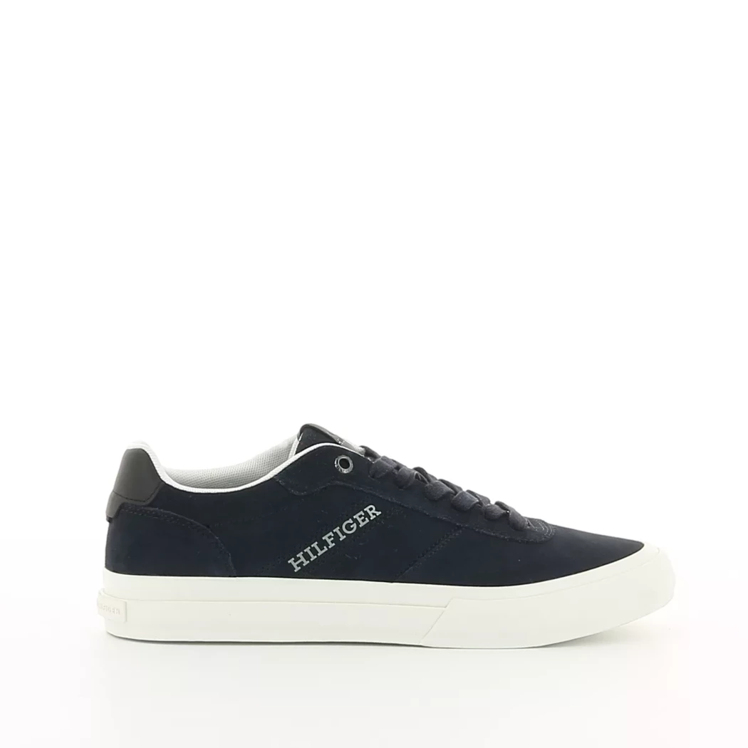 Image (2) de la chaussures Tommy Hilfiger - Baskets Bleu en Cuir nubuck