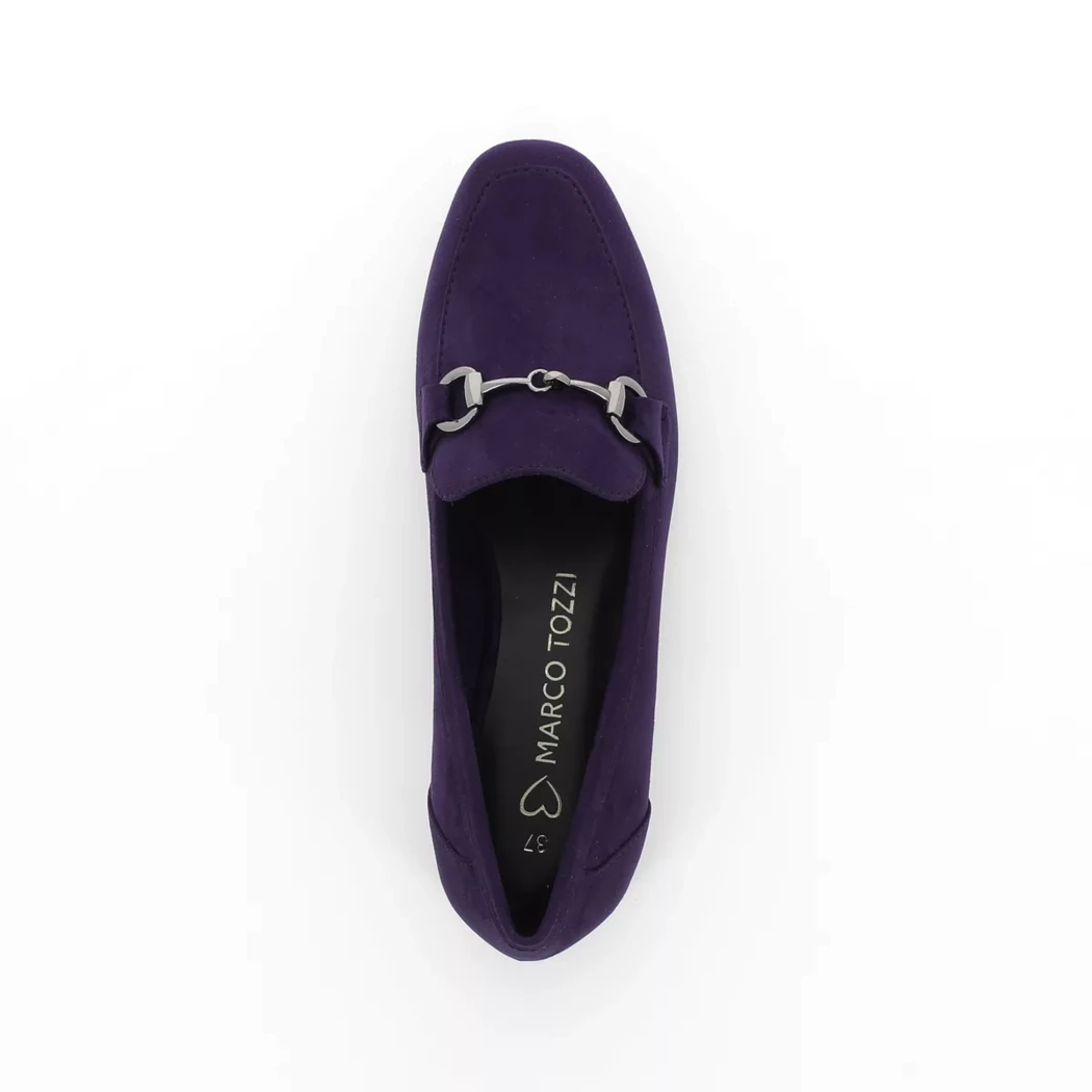 Image (6) de la chaussures Marco Tozzi - Mocassins Violet / Lilas en Cuir synthétique