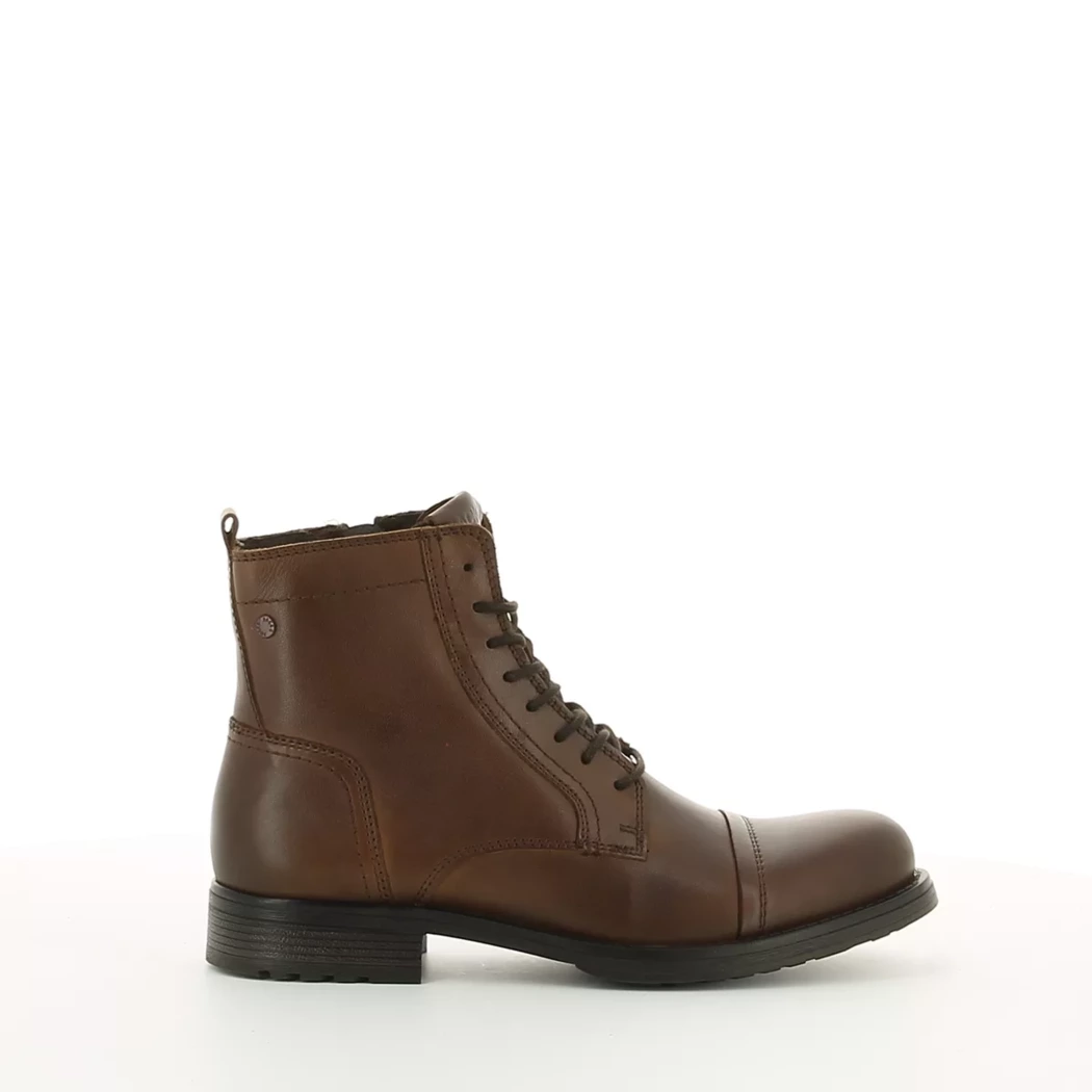 Image (2) de la chaussures Jack & Jones - Bottines Cuir naturel / Cognac en Cuir