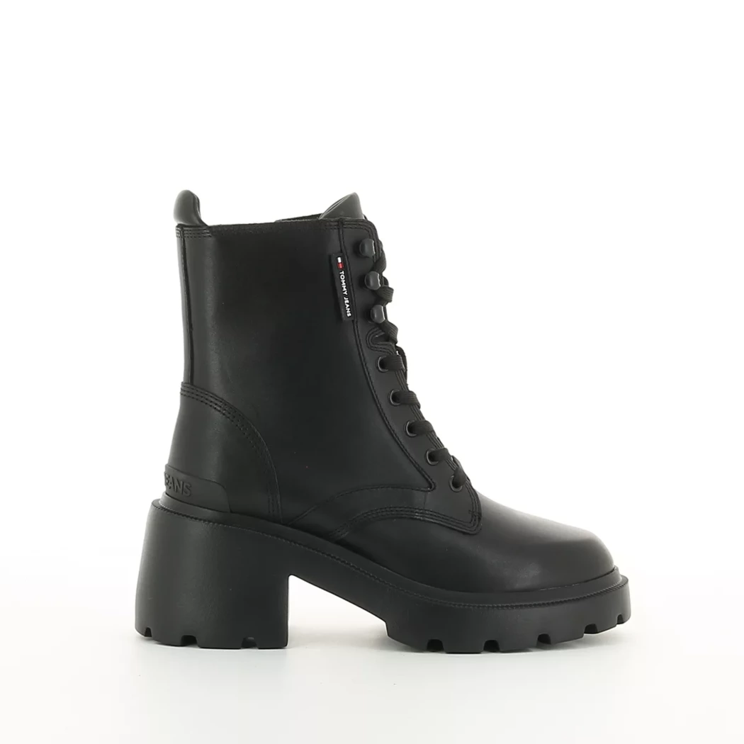 Image (2) de la chaussures Tommy jeans - Bottines Noir en Cuir