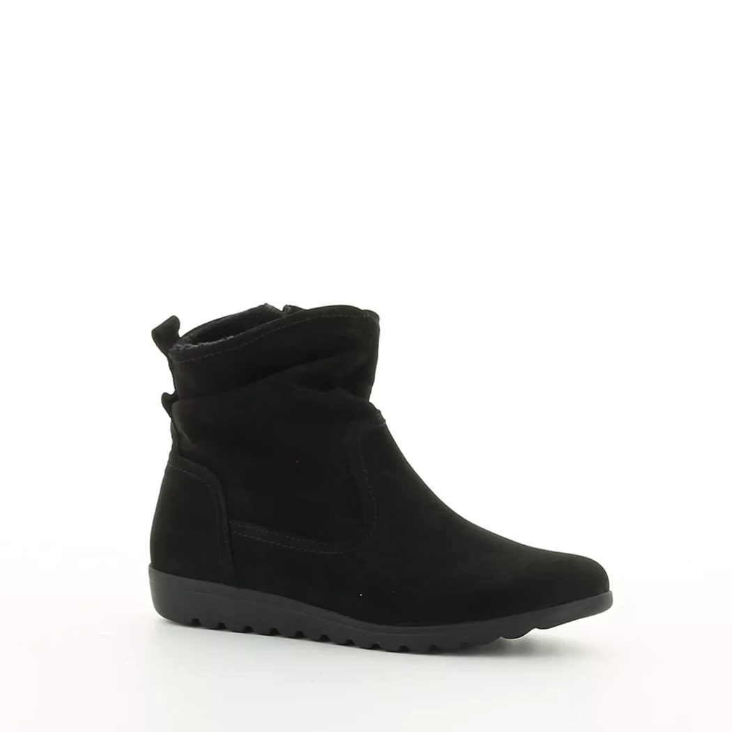 Image (1) de la chaussures Sens - Boots Noir en Cuir nubuck