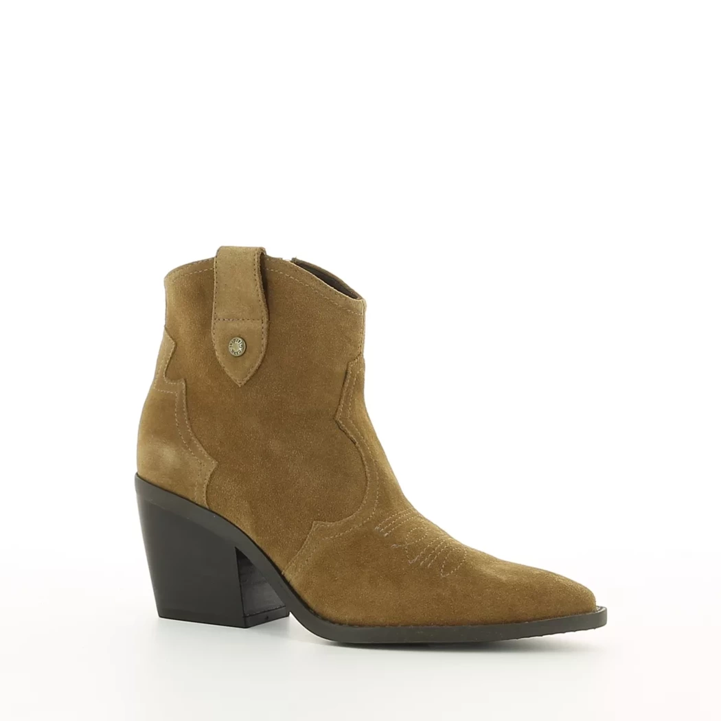 Image (1) de la chaussures Nero Giardini - Boots Cuir naturel / Cognac en Cuir nubuck