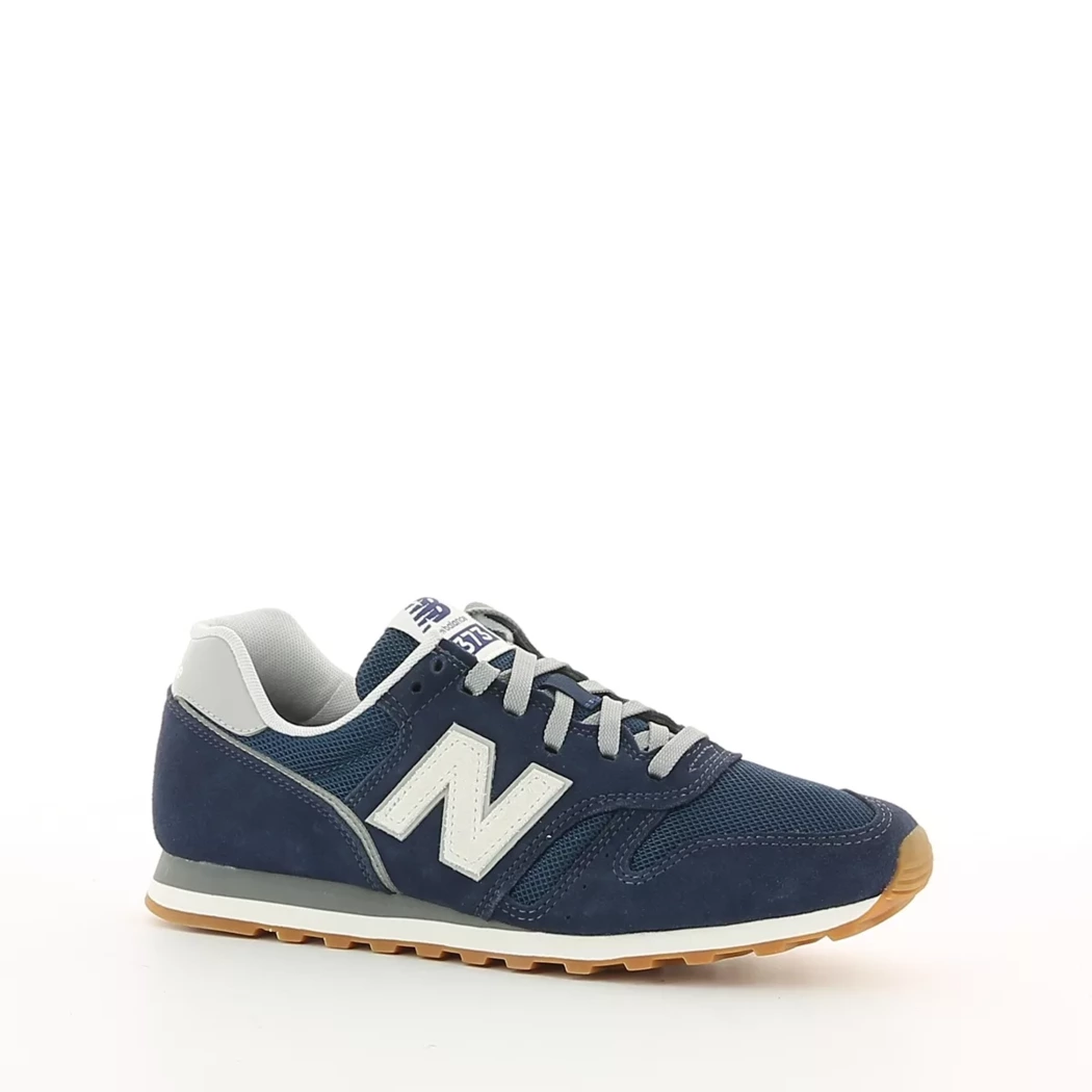 Image (1) de la chaussures New Balance - Baskets Bleu en Cuir nubuck