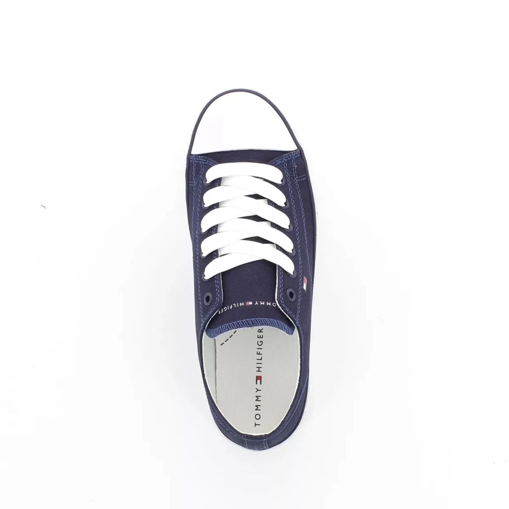 Image (6) de la chaussures Tommy Hilfiger - Baskets Bleu en Textile