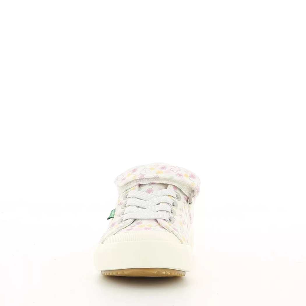 Image (5) de la chaussures Kickers - Baskets Blanc en Textile