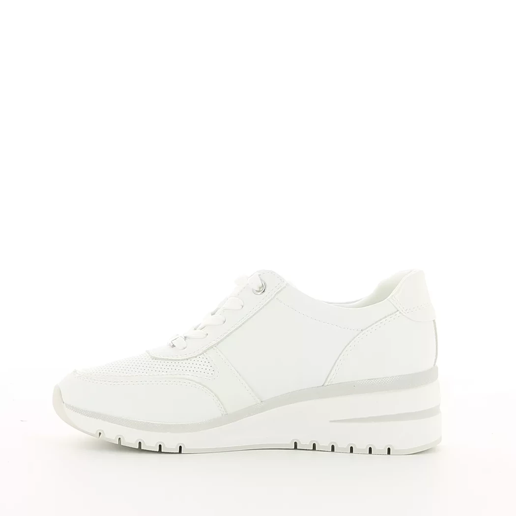 Image (4) de la chaussures Marco Tozzi - Baskets Blanc en Cuir synthétique