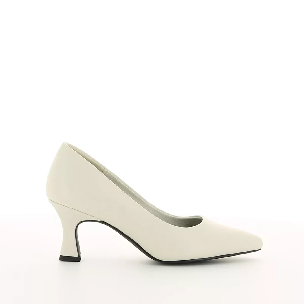 Image (2) de la chaussures Marco Tozzi - Escarpins Blanc en Cuir synthétique