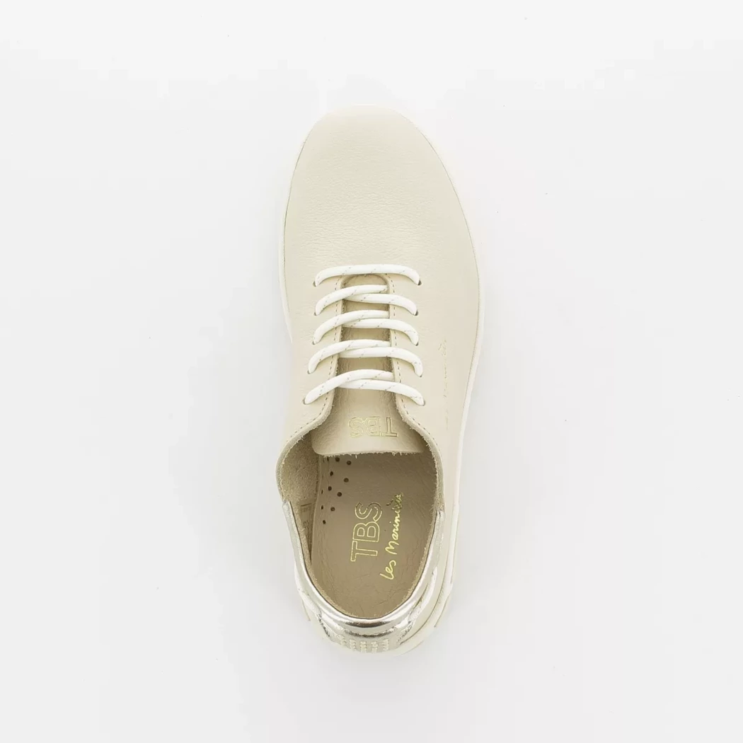 Image (6) de la chaussures Tbs - Baskets Beige en Cuir