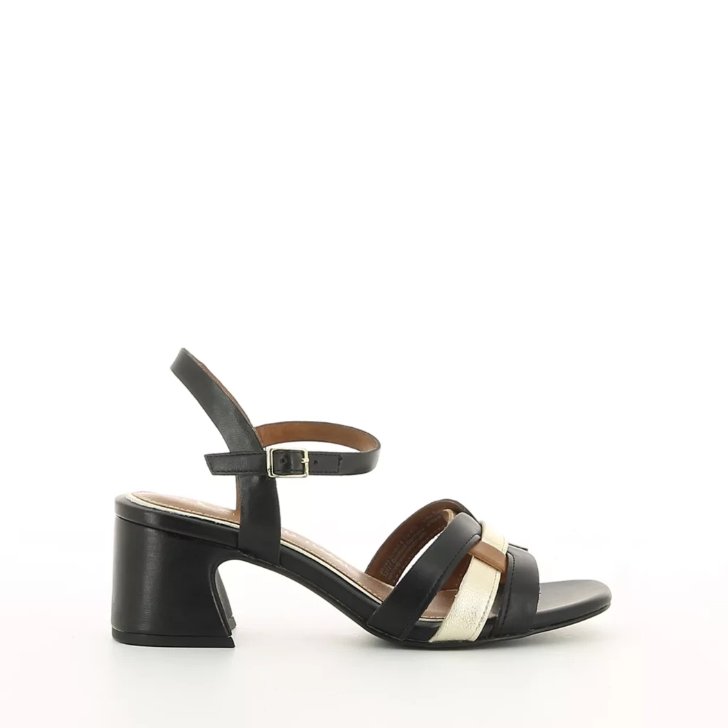 Image (2) de la chaussures Marco Tozzi - Sandales et Nu-Pieds Noir en Cuir synthétique