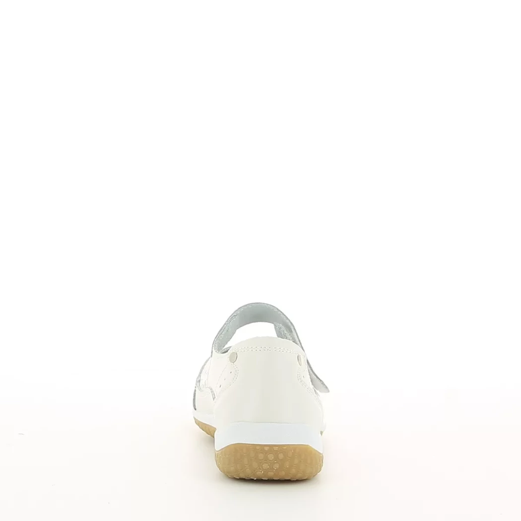 Image (3) de la chaussures Desir De Fuite - Ballerines Blanc en Cuir