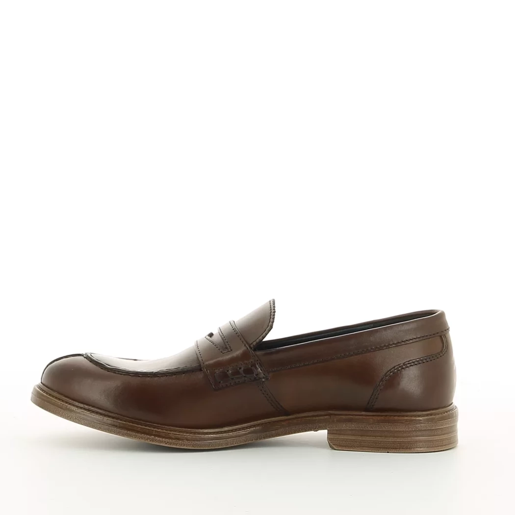 Image (4) de la chaussures Man Office - Mocassins Cuir naturel / Cognac en Cuir