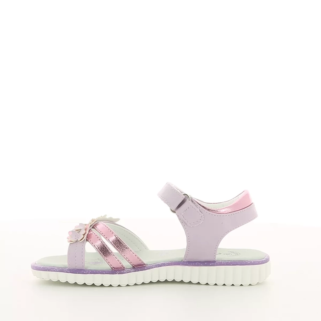 Image (4) de la chaussures Divina - Sandales et Nu-Pieds Violet / Lilas en Cuir synthétique
