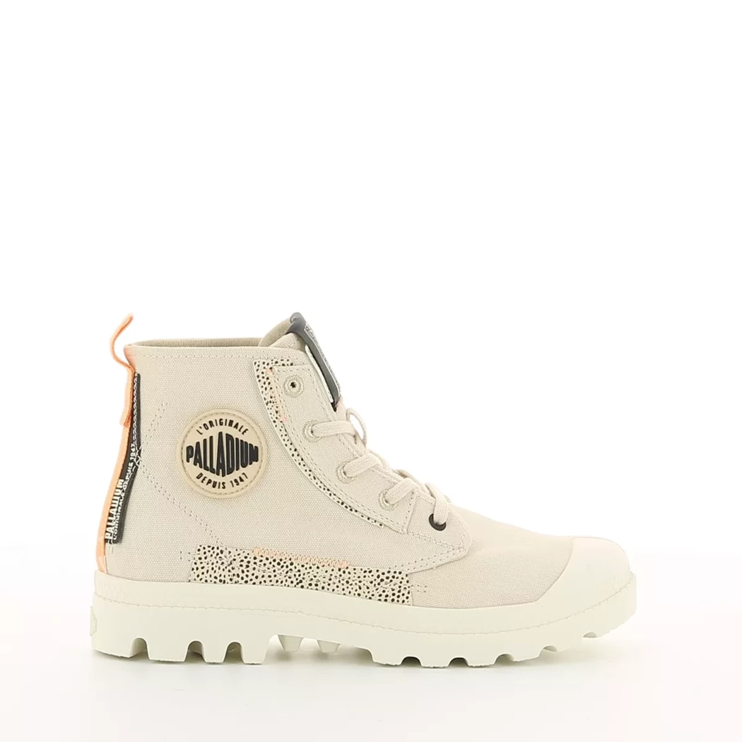 Image (2) de la chaussures Palladium - Bottines Beige en Textile