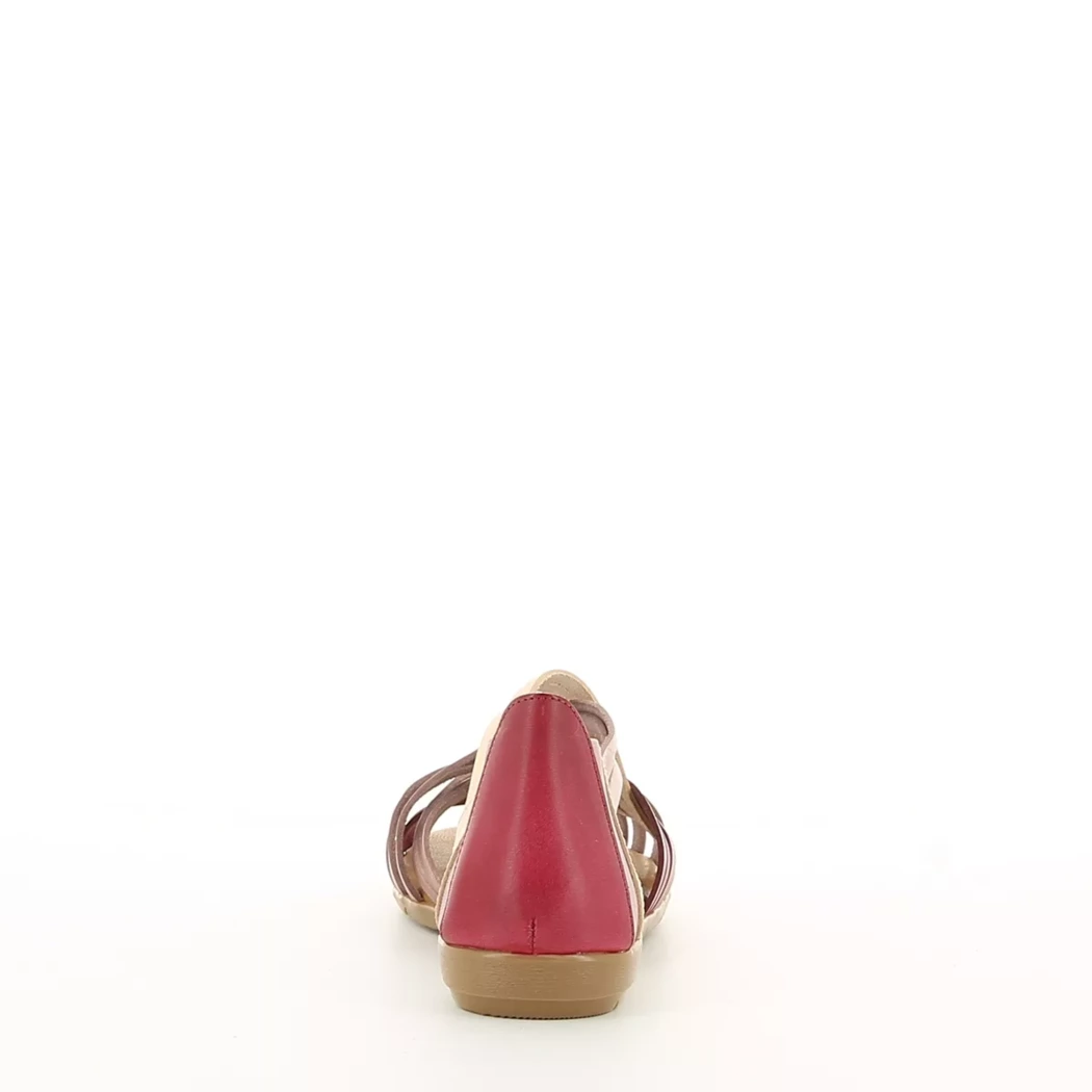 Image (3) de la chaussures Lola Almagro - Sandales et Nu-Pieds Rose en Cuir