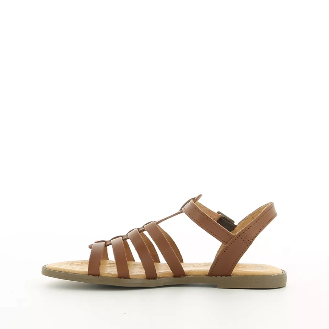 Image (4) de la chaussures Miss Boho - Sandales et Nu-Pieds Cuir naturel / Cognac en Cuir