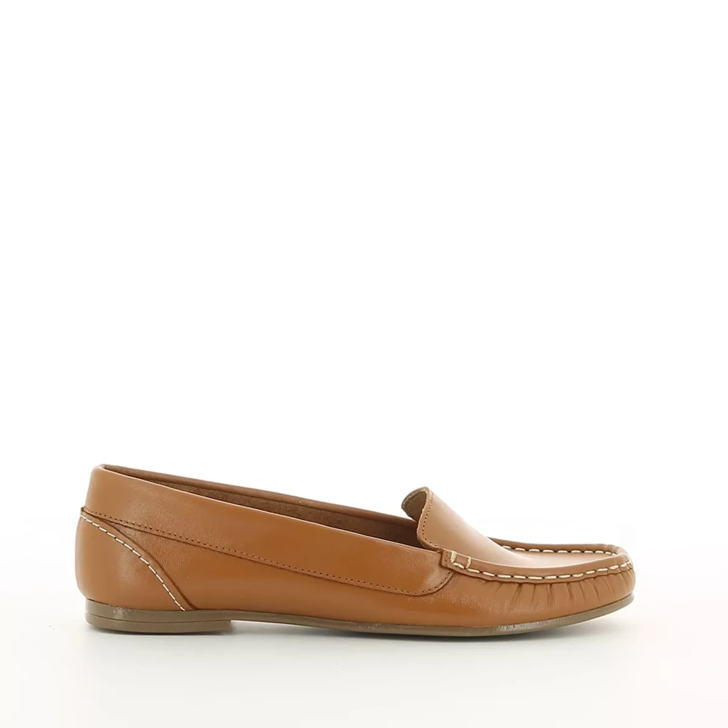 Image (2) de la chaussures Simplement B - Mocassins Cuir naturel / Cognac en Cuir