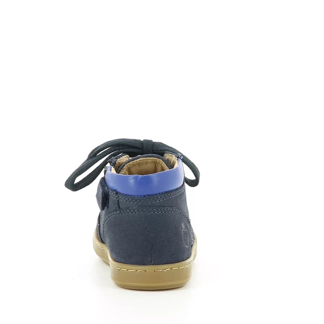 Image (3) de la chaussures Shoo pom - Bottines Bleu en Cuir nubuck