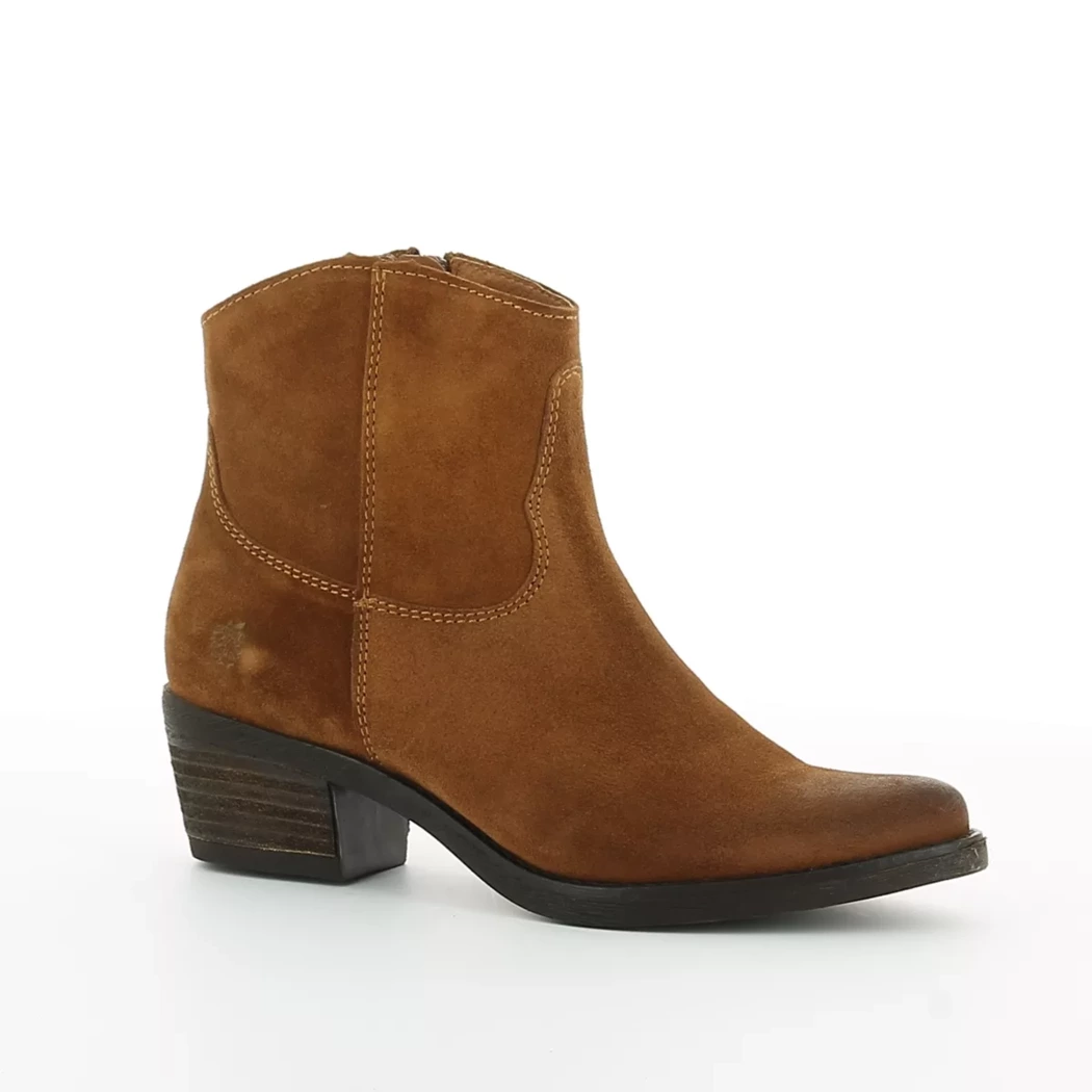 Image (1) de la chaussures Apple of Eden - Bottes Cuir naturel / Cognac en Cuir nubuck