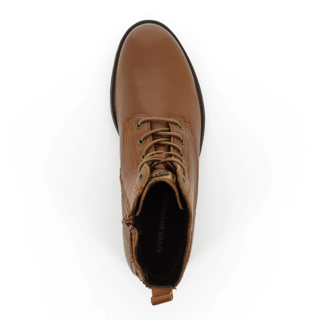 Image (6) de la chaussures Riverwoods - Bottines Cuir naturel / Cognac en Cuir