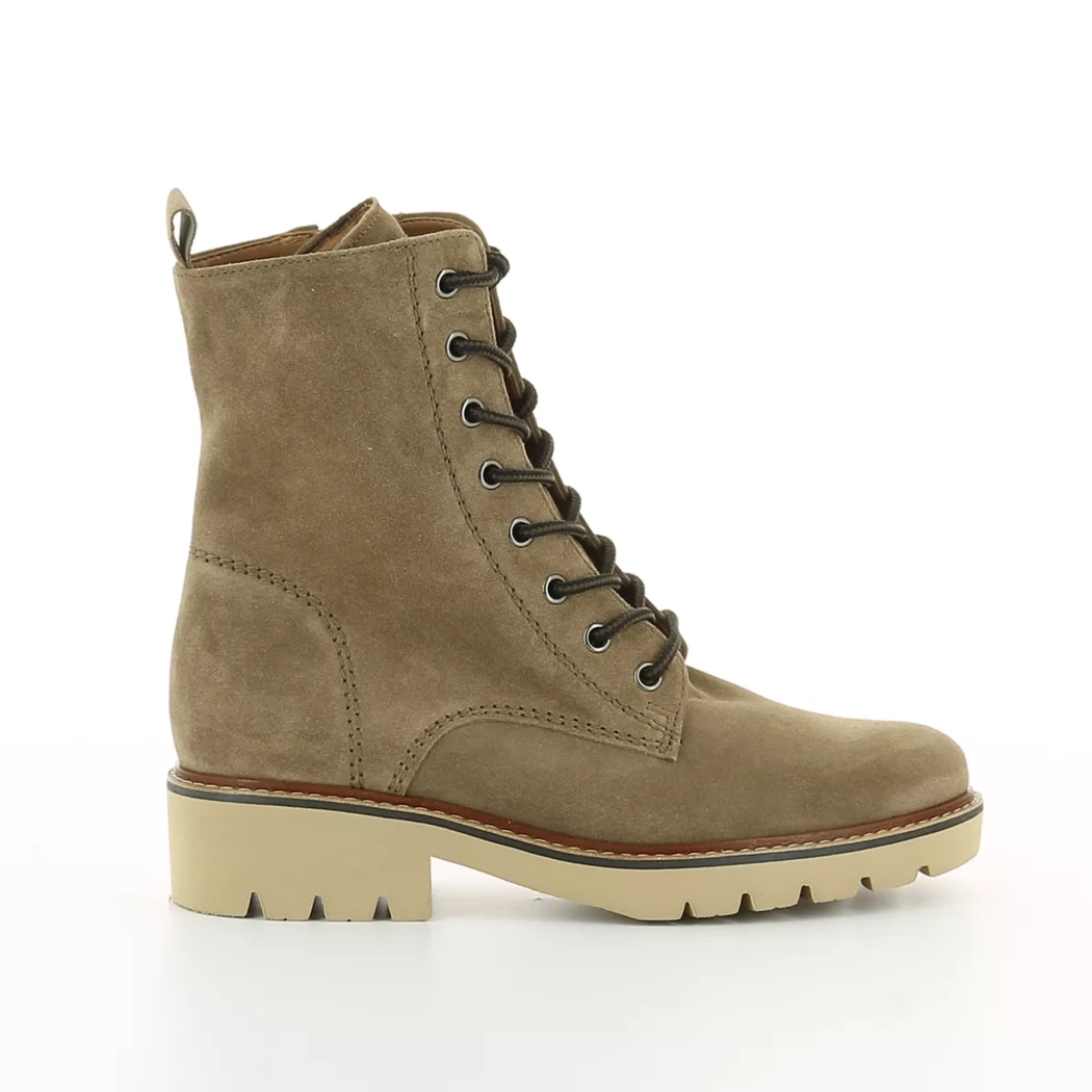 Image (2) de la chaussures Gabor - Bottines Taupe en Cuir nubuck