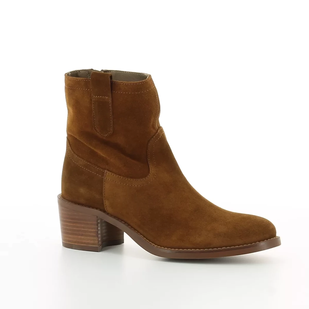 Image (1) de la chaussures Patricia Miller - Boots Cuir naturel / Cognac en Cuir nubuck