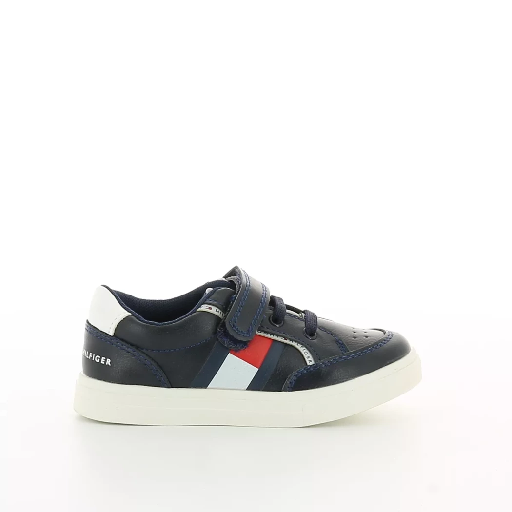 Image (2) de la chaussures Tommy Hilfiger - Baskets Bleu en Cuir synthétique